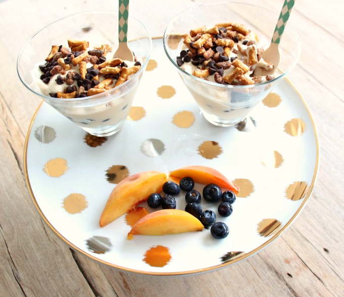 A parfait bar makes for a great dessert at a party. www.jennelyinteriors.com