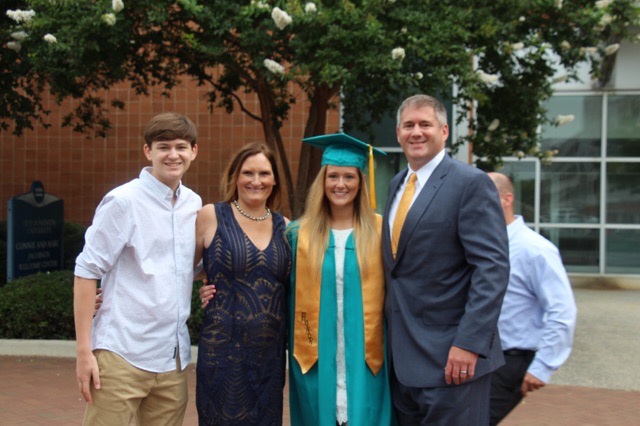 Our family was so proud of my daughter at her 2017 high school graduation. 