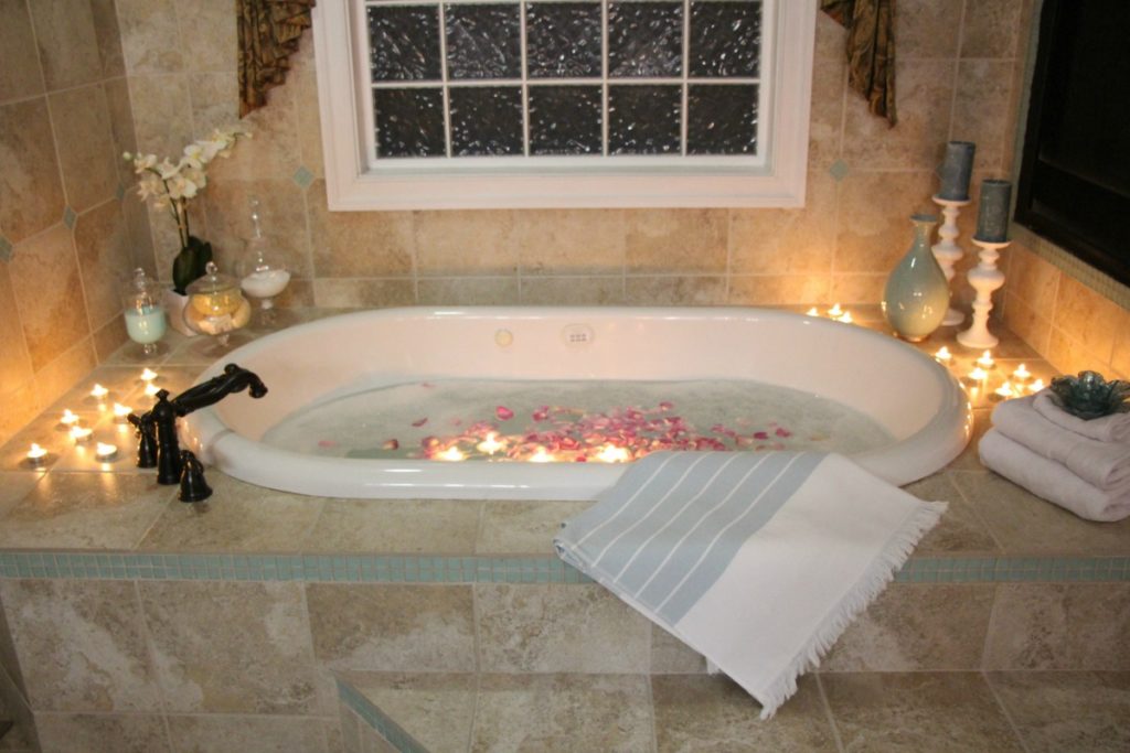 Use Crane and Canopy classic towels in your bathroom for a spa-like retreat. www.jennelyinteriors.com